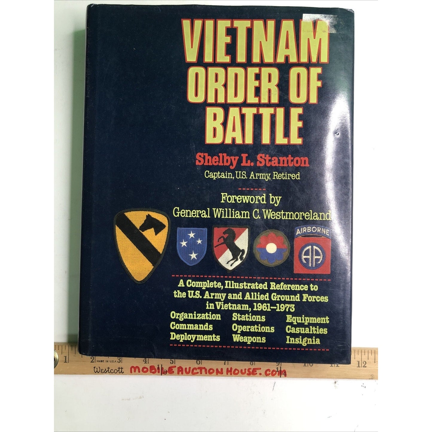 Vietnam Order of Battle by Shelby L. Stanton 1986 HB/DJ