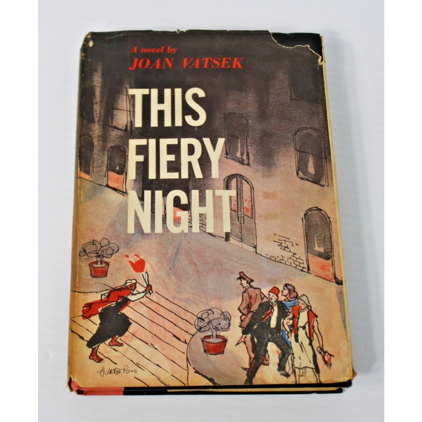 This Fiery Night by Joan Vatsek- Hardcover 1959 Book Club Edition