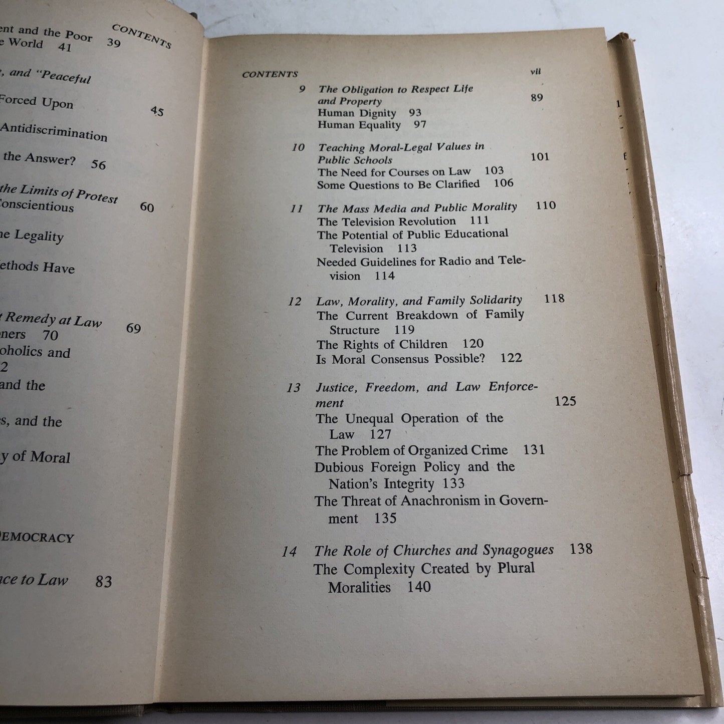 Democracy, Dissent And Disorder The Issues & The Law by Robert Drinan HC DJ 1969