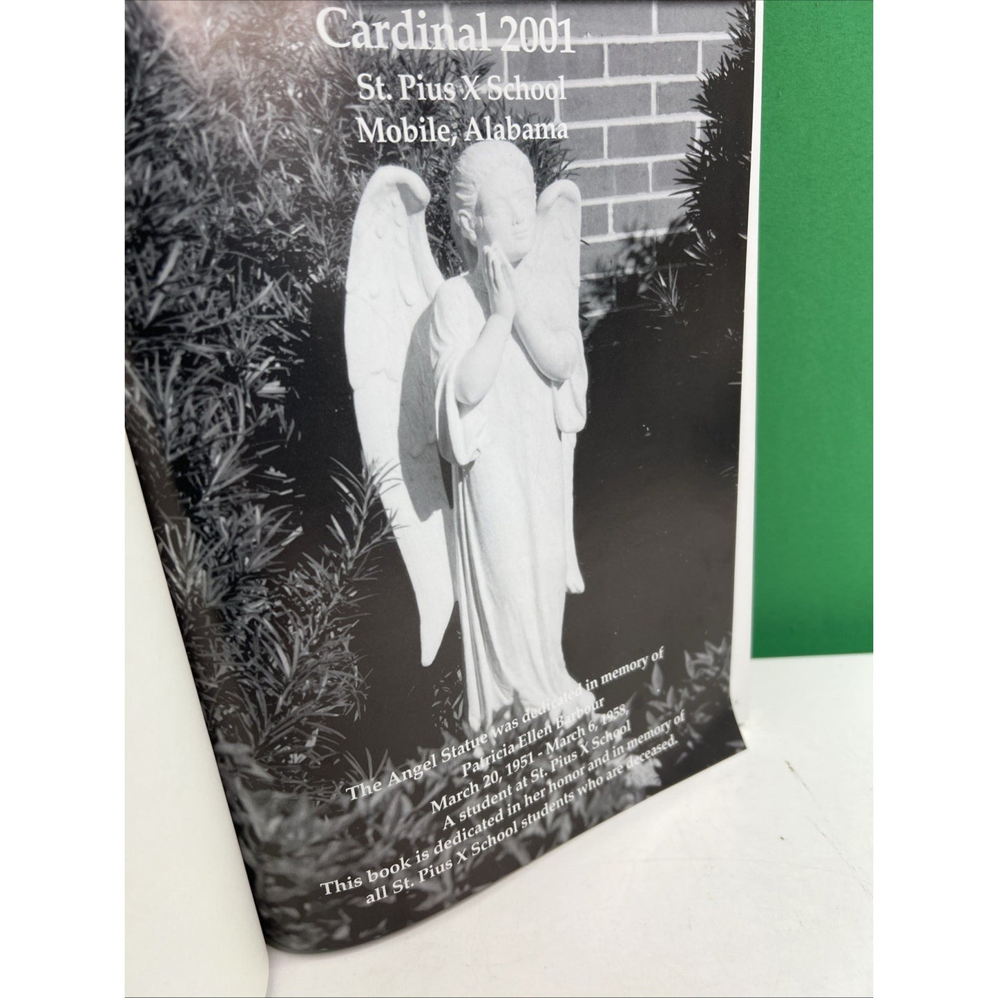 Saint Pius X Catholic School Yearbook 2001 Cardinal Mobile Alabama