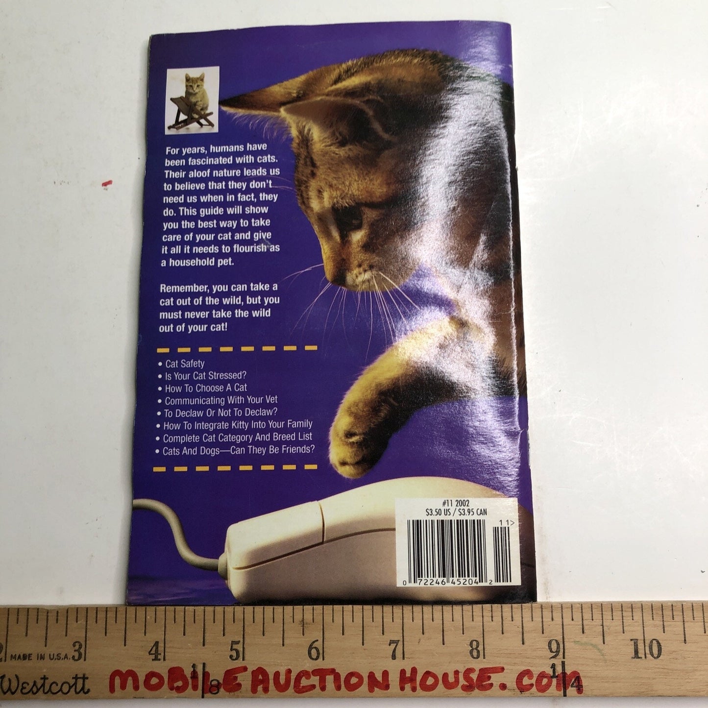Just Cats Book By Town & Country Farmer’s Almanac 2002 Feline Health