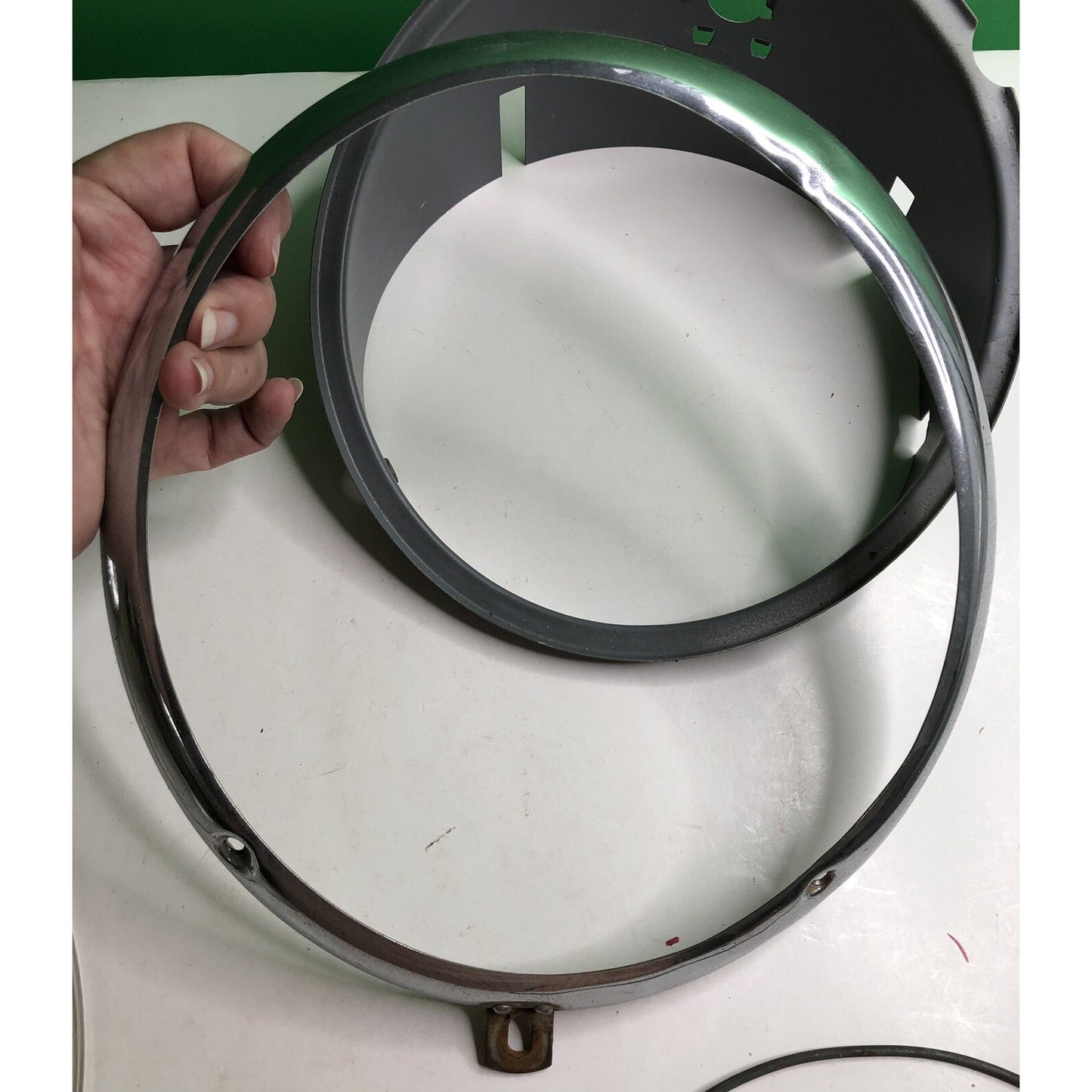 Vintage HELLA Volkswagen VW Logo Headlight Glass Lens & Assembly