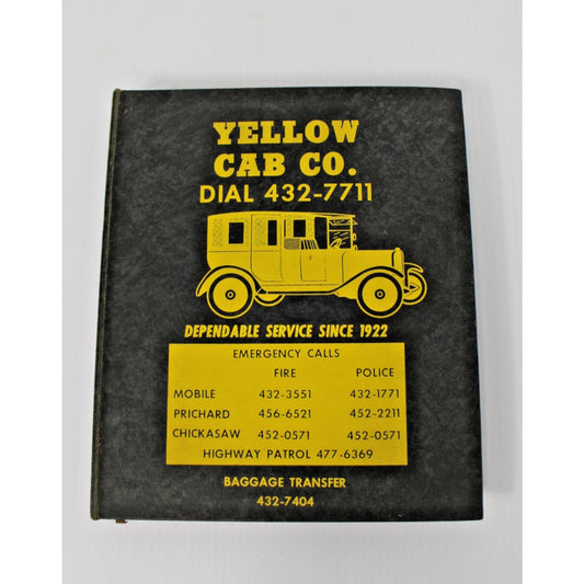 Vintage Mobile, Alabama 1964 Telephone Directory, Daphne, Fairhope, Chickasaw