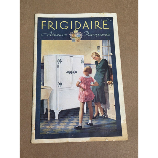 Vintage 1932 Frigidaire Advanced Refrigeration Product Catalog General Motors