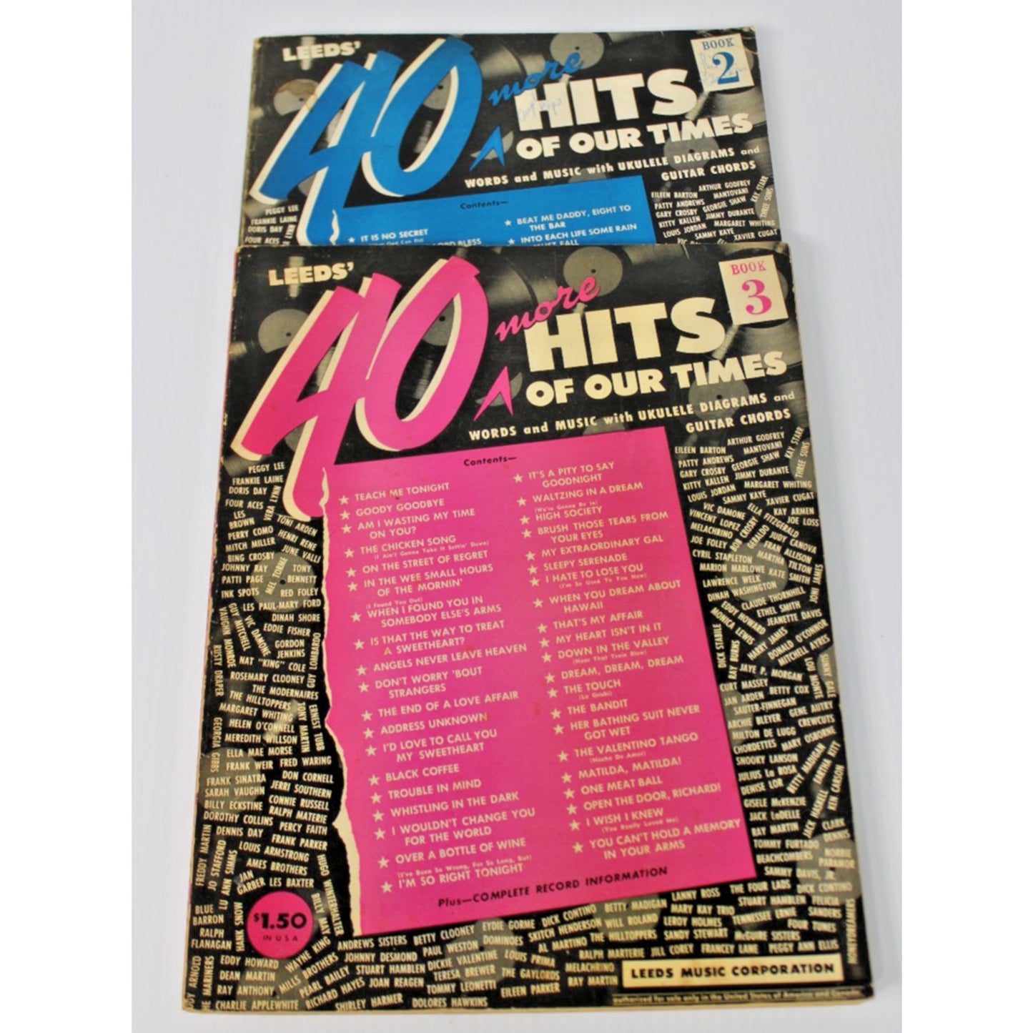 Leeds Songbook 40 More Hits Of Our Times Books 2 & 3 Words & Music Guitar Chords