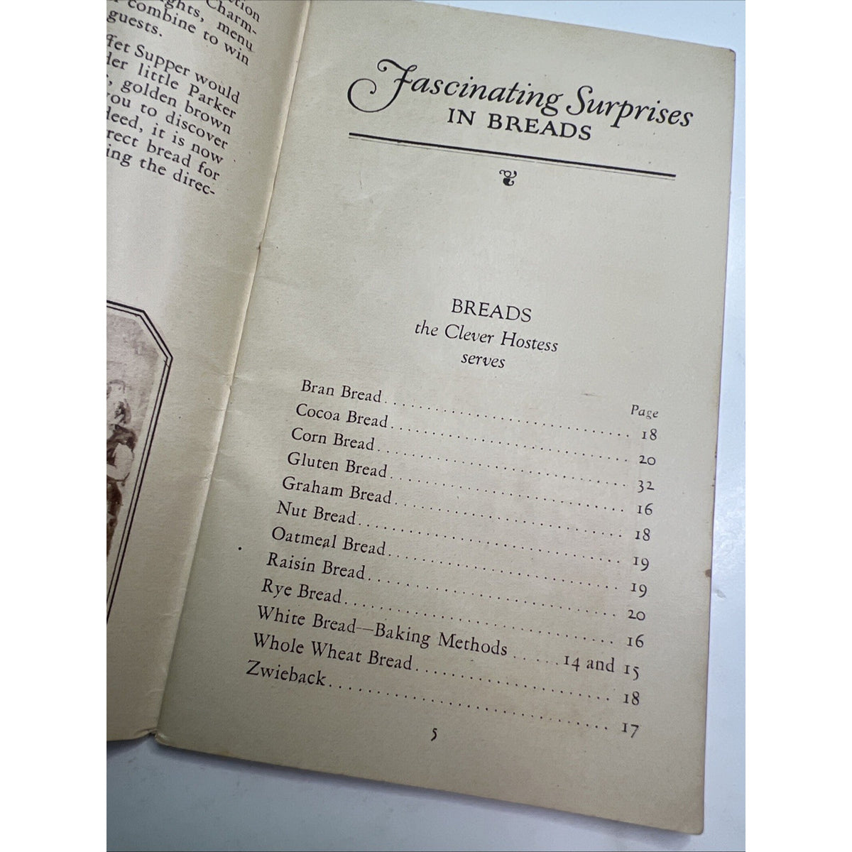 Vintage 1920 Fleischmann Co. Delicious Recipes 37 Delightful Breads & Some Cakes