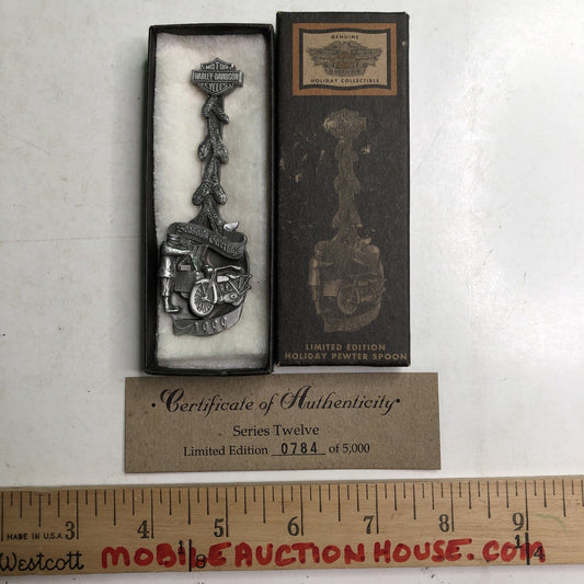 1999 HARLEY DAVIDSON Limited Edition PEWTER SPOON #0784 of 5000