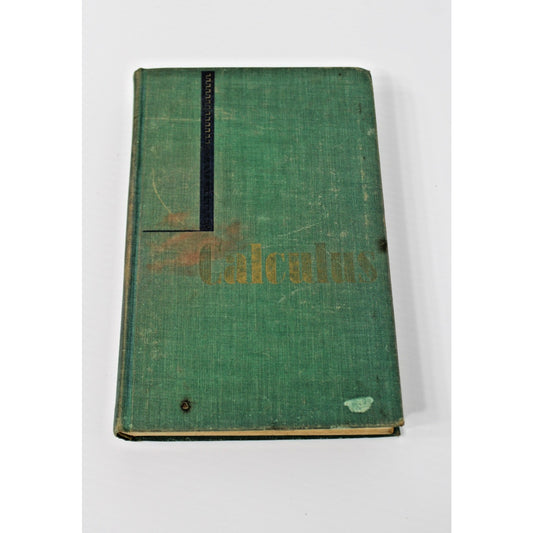 VTG 1940 CALCULUS Textbook by Charles K. Robbins, Neil Little, Purdue University