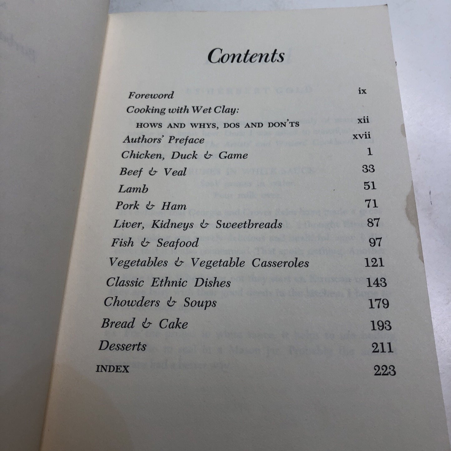 1st Ed 1977 The Clay-Pot Cookbook : A New Way of Cooking in an Ancient Pot SALES
