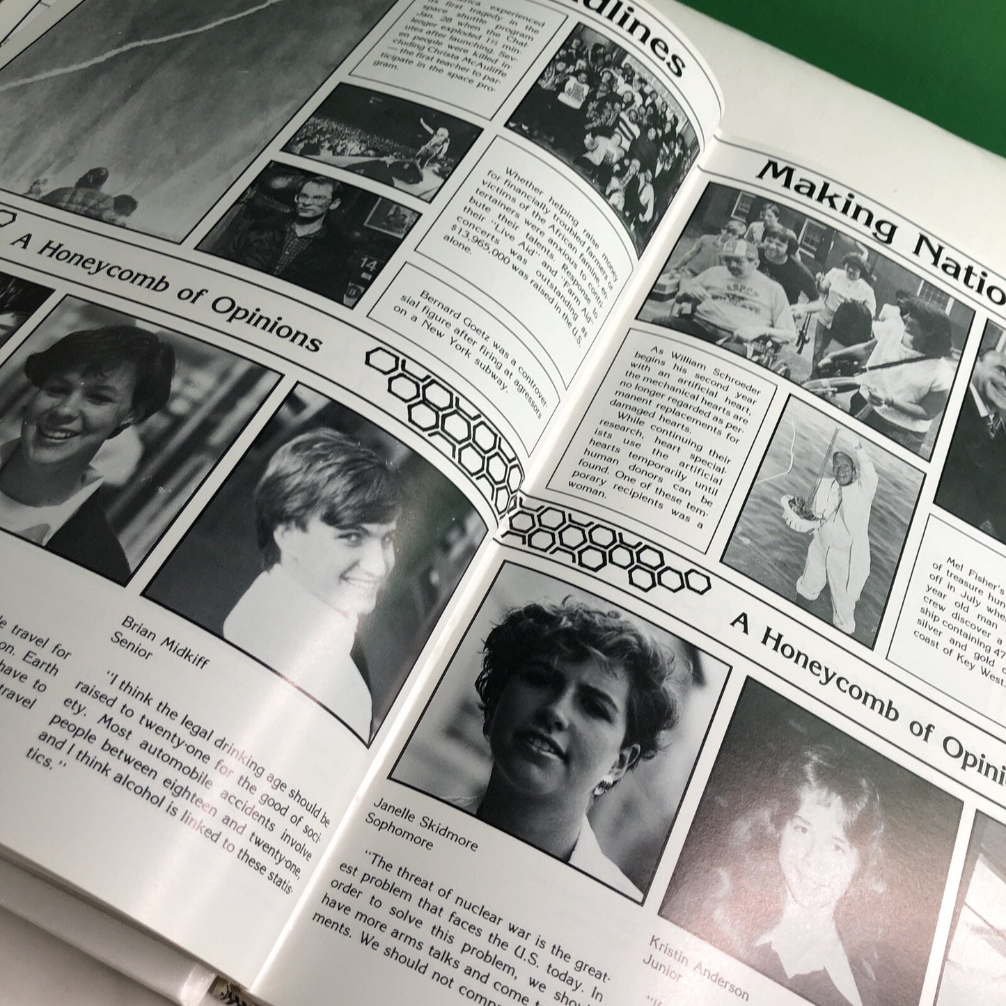 1985 - 1986 McGill Toolen High School Yearbook VESPIDAE Mobile Alabama AL