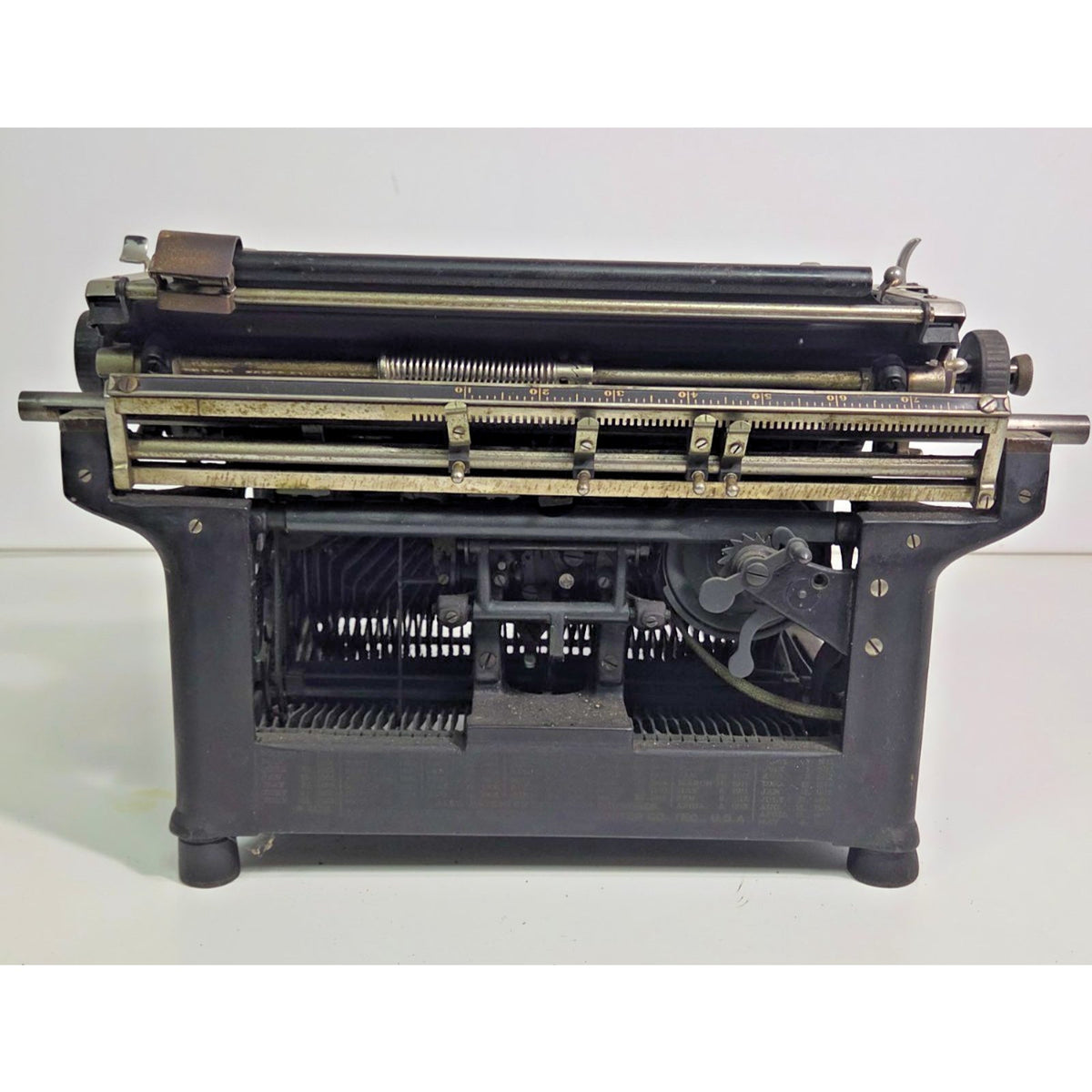 1918 Antique Underwood No. 5 Typewriter - WWI Era - Smooth Action - SN 1102288
