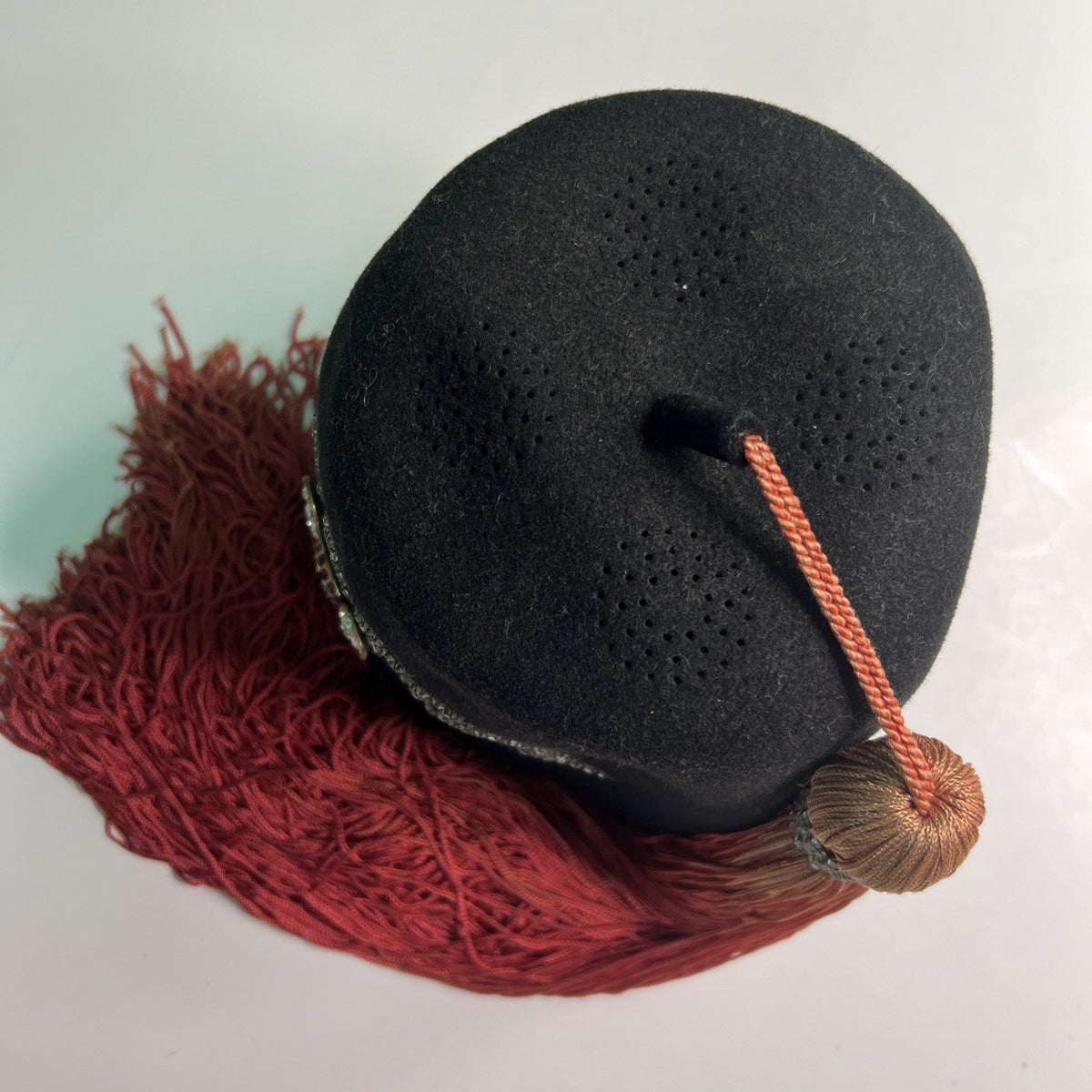 Vintage Shriners Fez Masonic Hat Al Hassan Pin Tassel Harry M. Osers Co. NY
