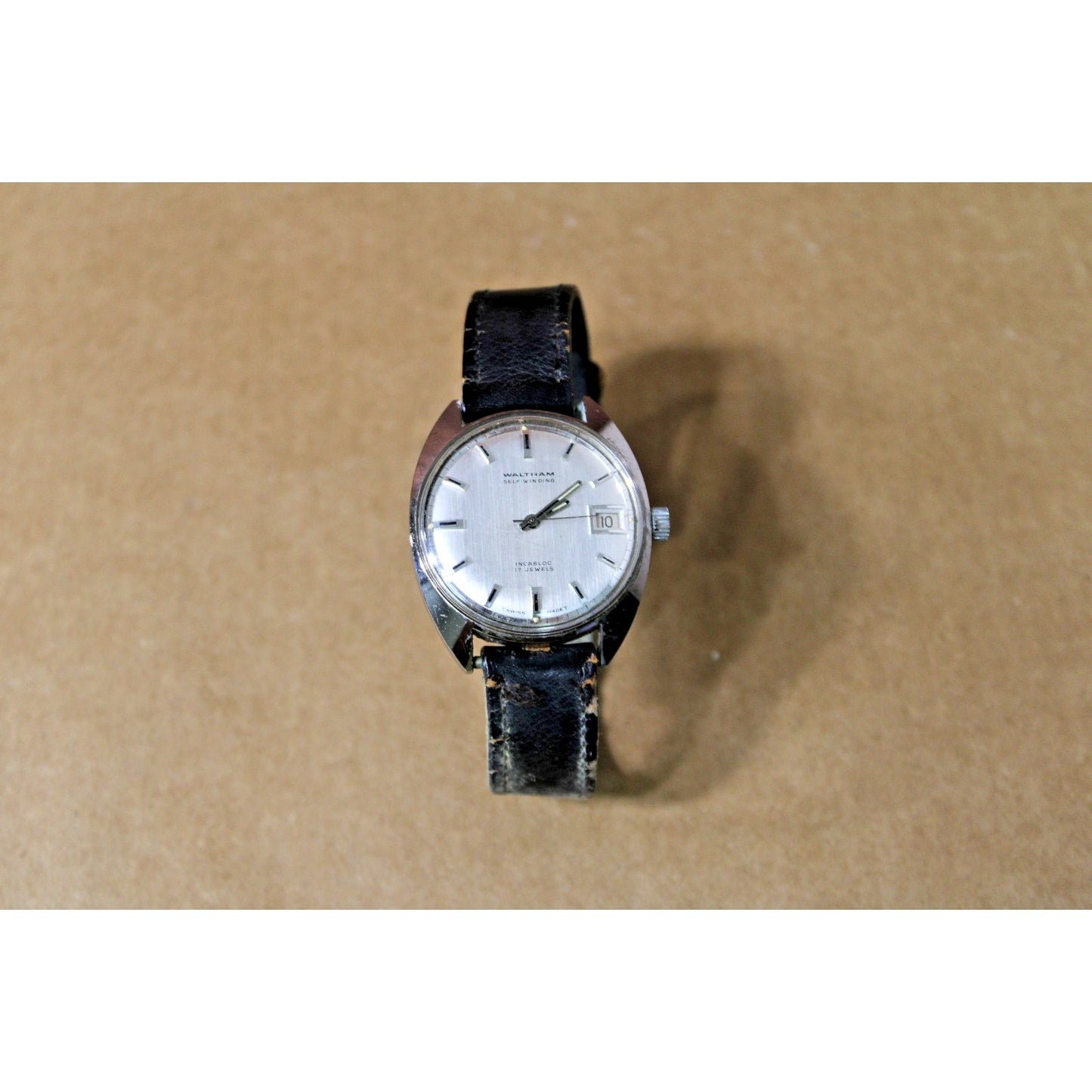 Vintage 1960s Waltham Self-Winding Incabloc 17 Jewels Men’s Watch- Works!