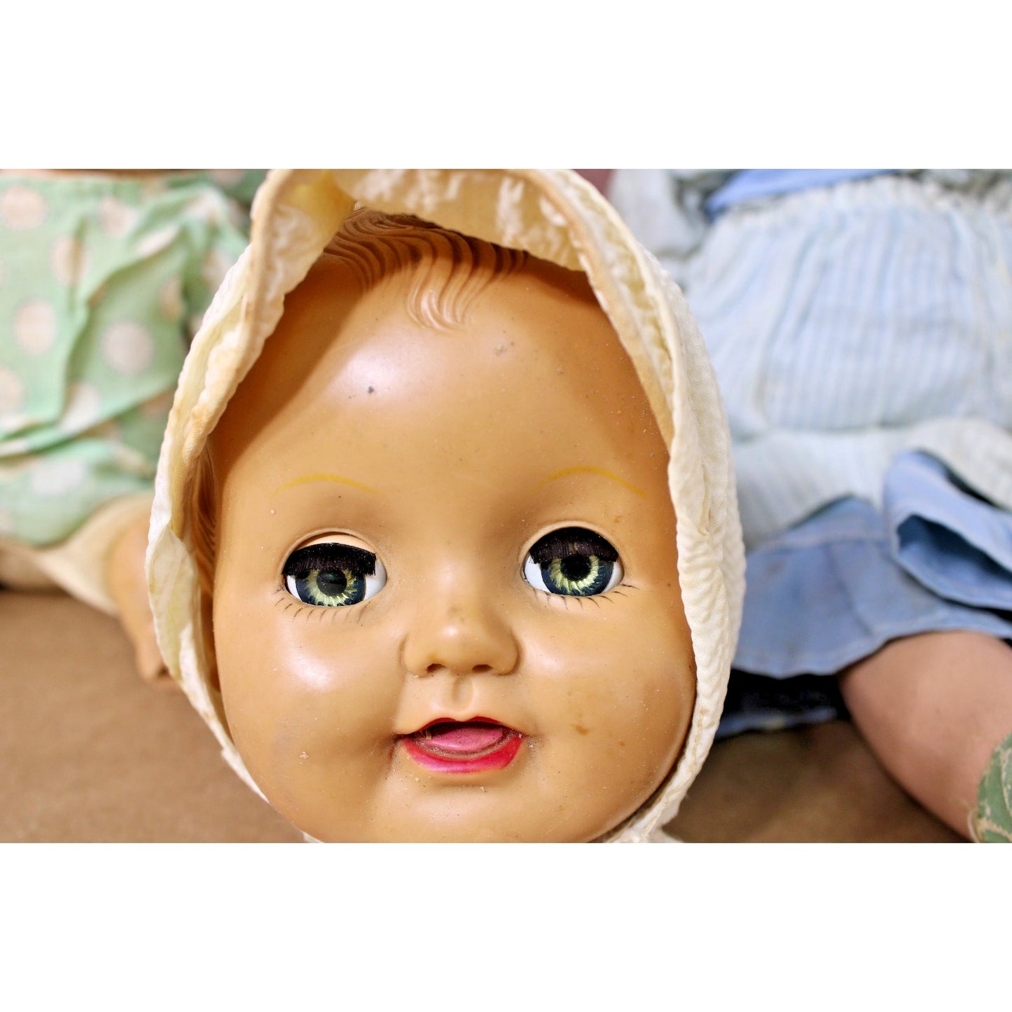 Creepy Old Antique Doll Lot, Truly Terrifying Halloween Decor-- See Description