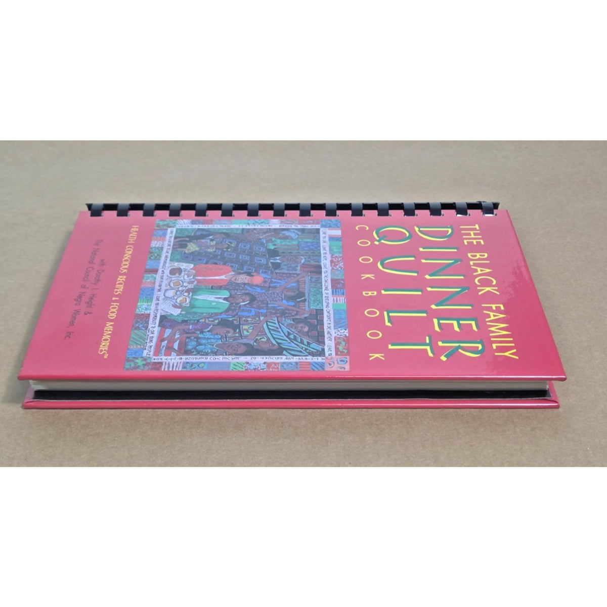 Vintage 1993 Black Family Dinner Quilt Cookbook - Faith Ringgold Art - NCNW