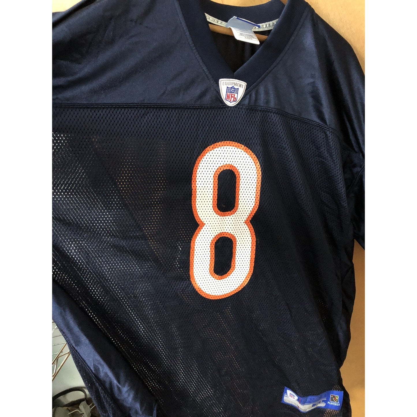Reebok NFL Equipment Grossman #8 XL Jersey Shirt 100% Nylon