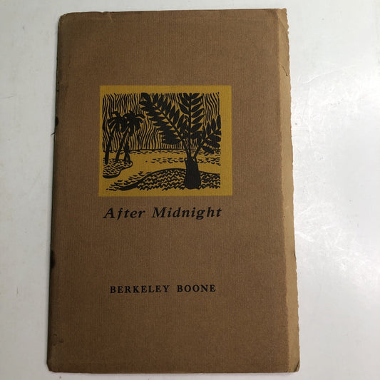 1944 After Midnight Poems by Berkeley Boone Illustrated by Donna Klewer