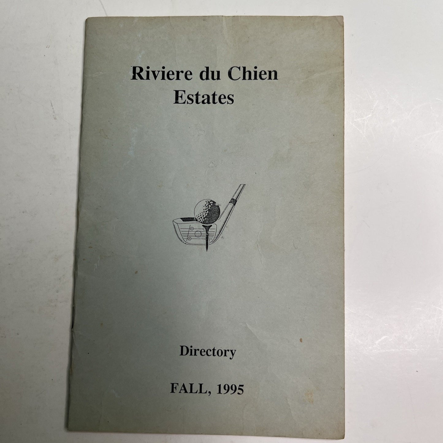 Fall 1995 Riviere du Chien Estates Directory Mobile Alabama Community