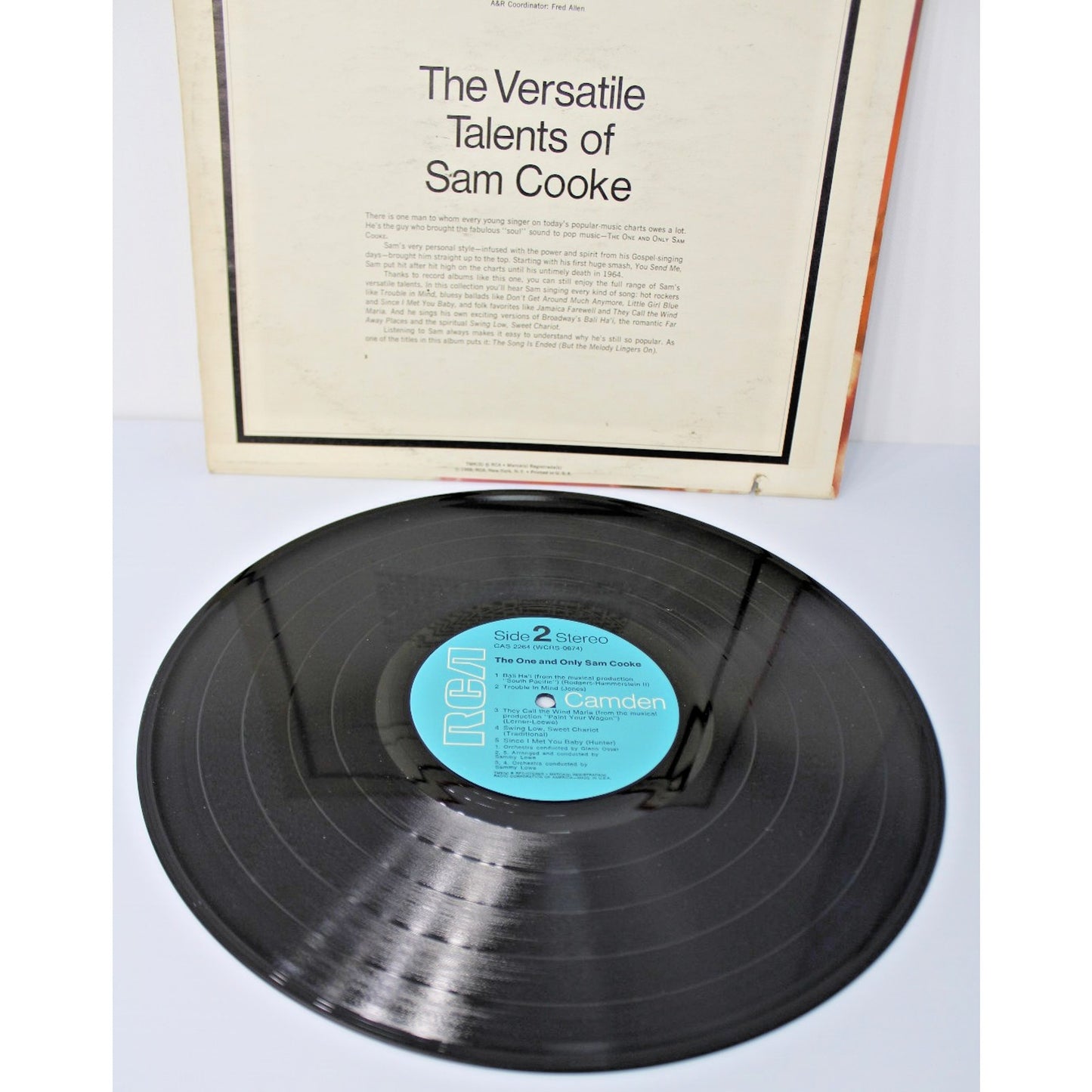 Sam Cooke- The One And Only, 1968 RCA Camden CAS-2264 Soul R&B Stereo Posthumous