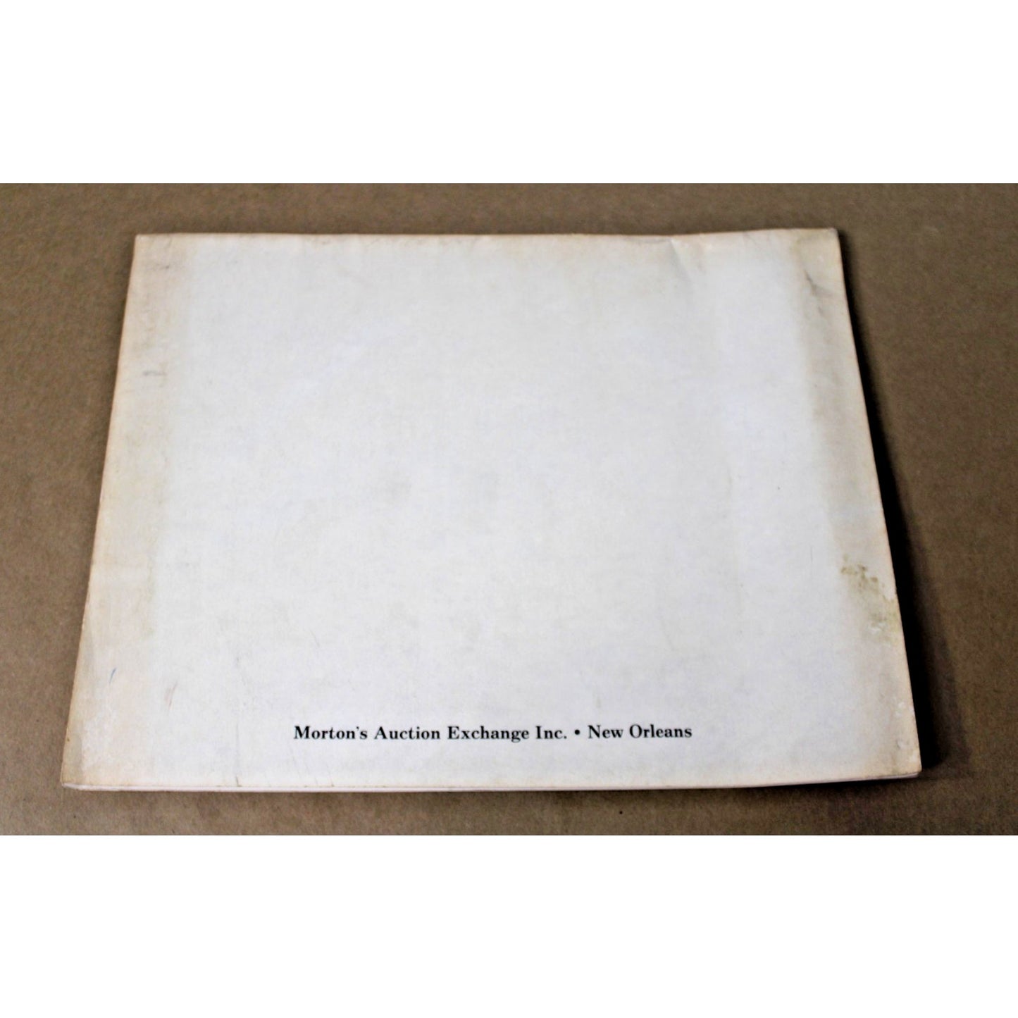 Morton's Auction New Orleans American Furniture and Decorative Arts Catalog 1980