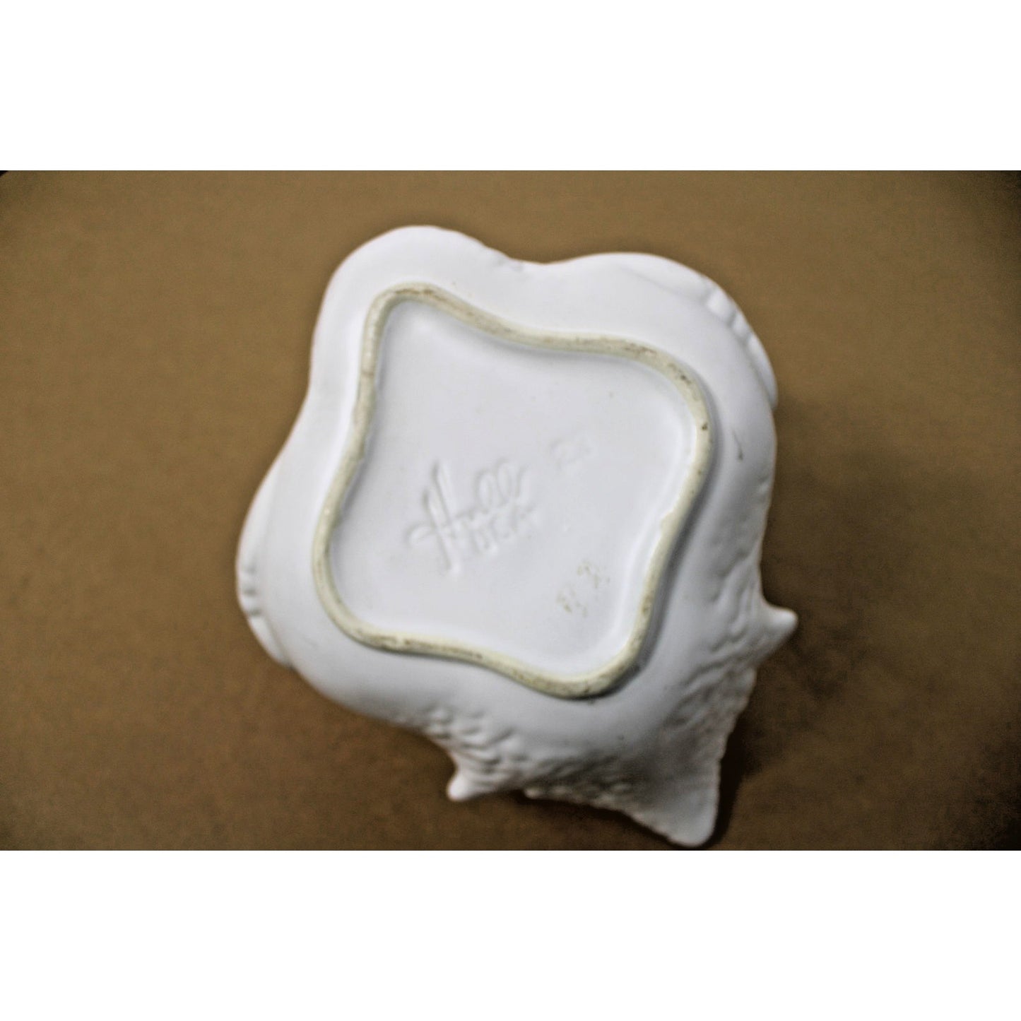 Vintage White Ceramic Swan Planter/ Dish- Hull Pottery USA #23 8.5" x 10.5" x 9"