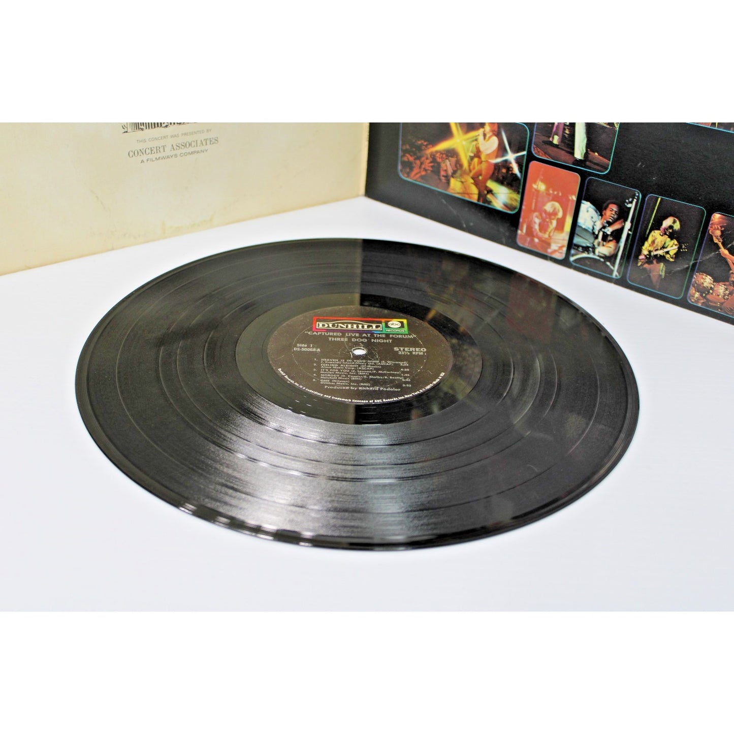 Three Dog Night- Captured LIVE At The Forum, 1972 ABC Records DS 50068 LP- VG+