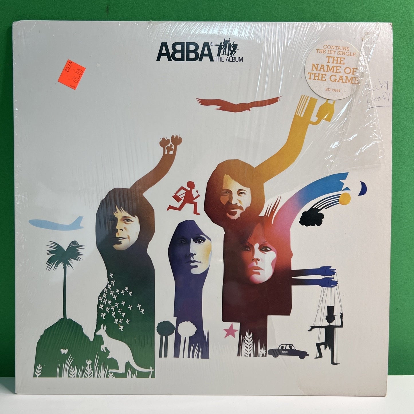 ABBA The Album Atlantic Records Vinyl LP 1977 Hype Sticker