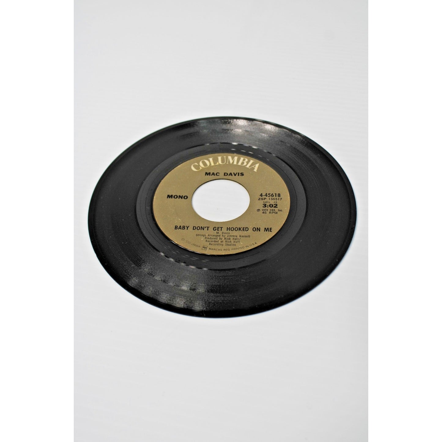 Mac Davis- Two 7" 45 RPMs, Classic Country Crossover Hits- READ
