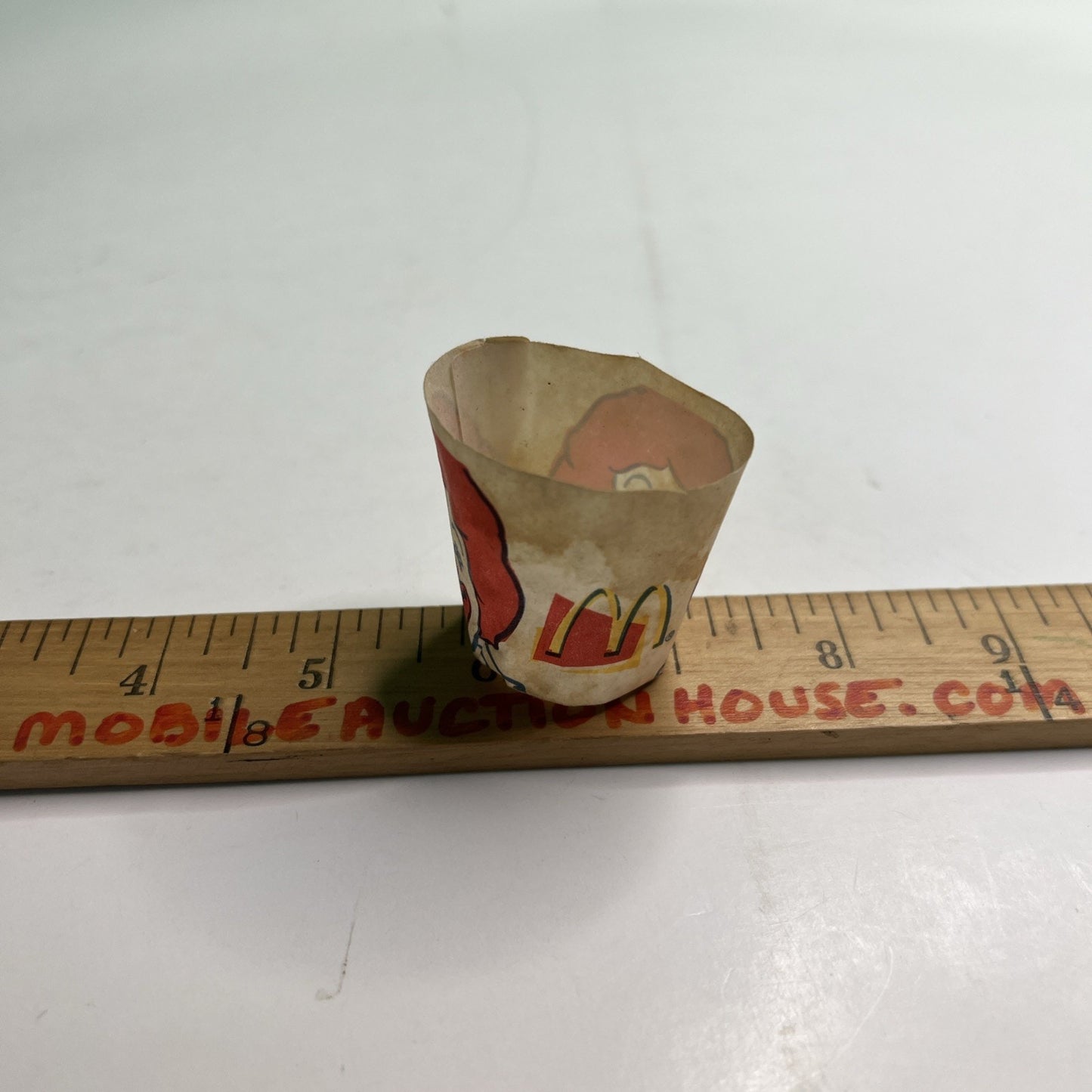 Vintage McDonald's 1990’s Paper Cup Used Iconic Clown Ronald McDonald Arches