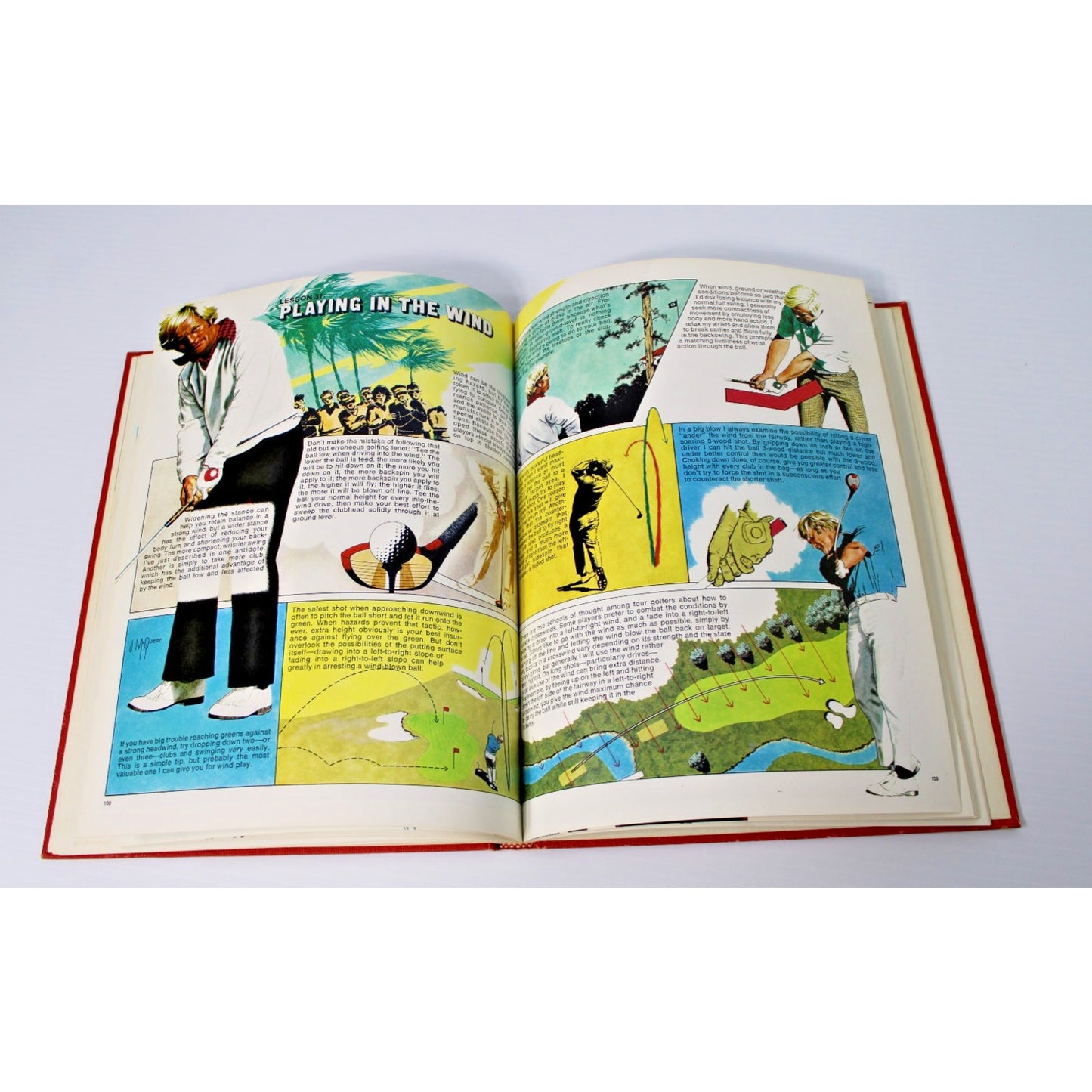 Illustrated 1977 1st Ed. Jack Nicklaus' Lesson Tee Golf Instructional HC