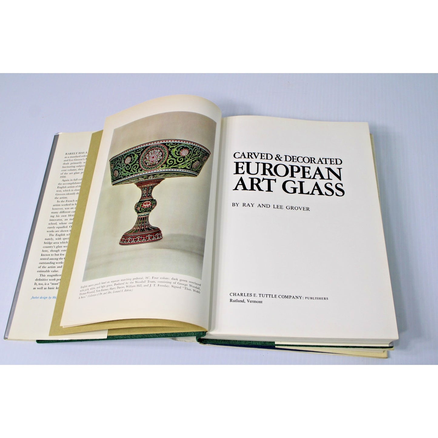 2 Signed Ray & Lee Grover 1st Editions: Art Glass Nouveau & European Art Glass