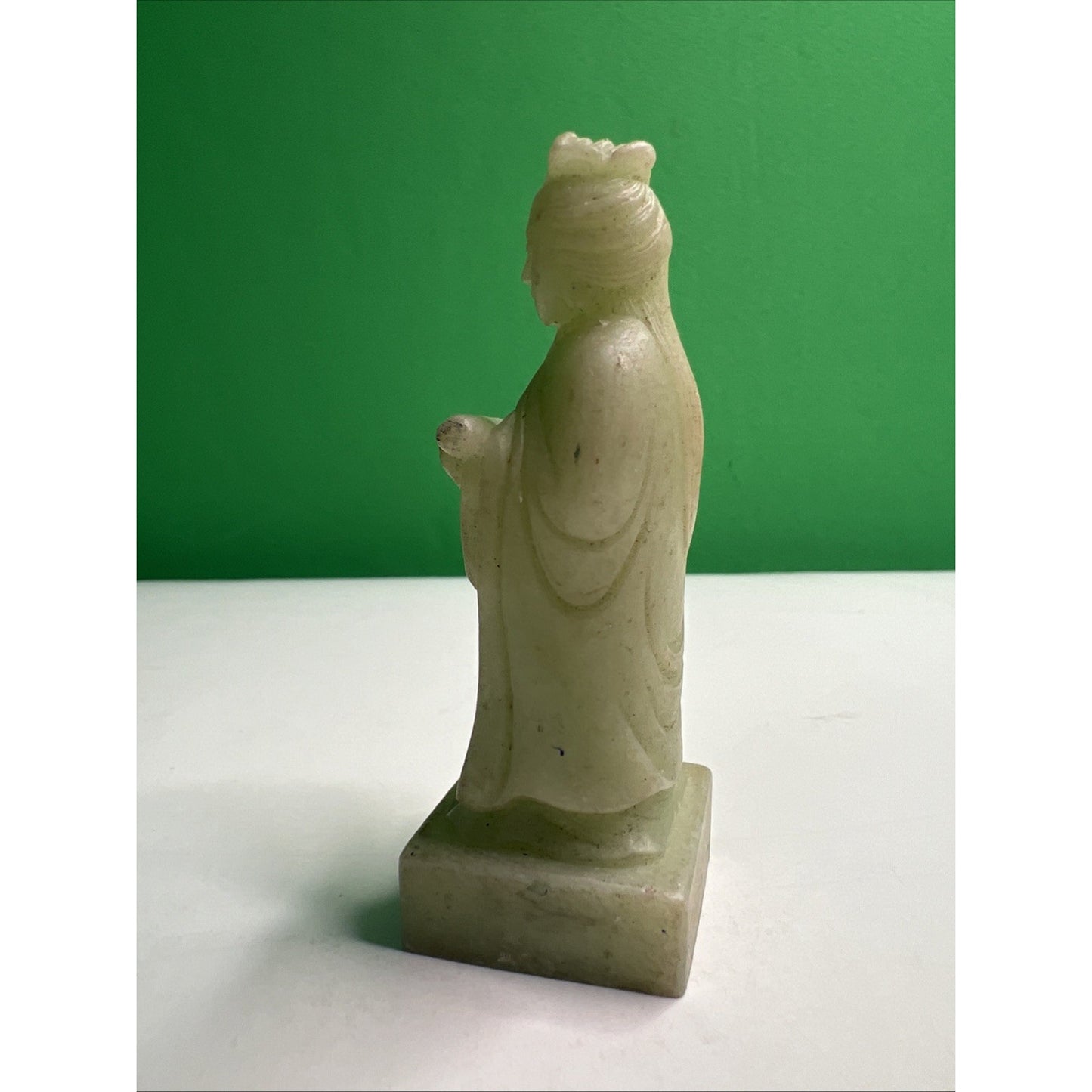Vintage Asian Chess Piece 3.25” Tall QUEEN Replacement Part Lime Green