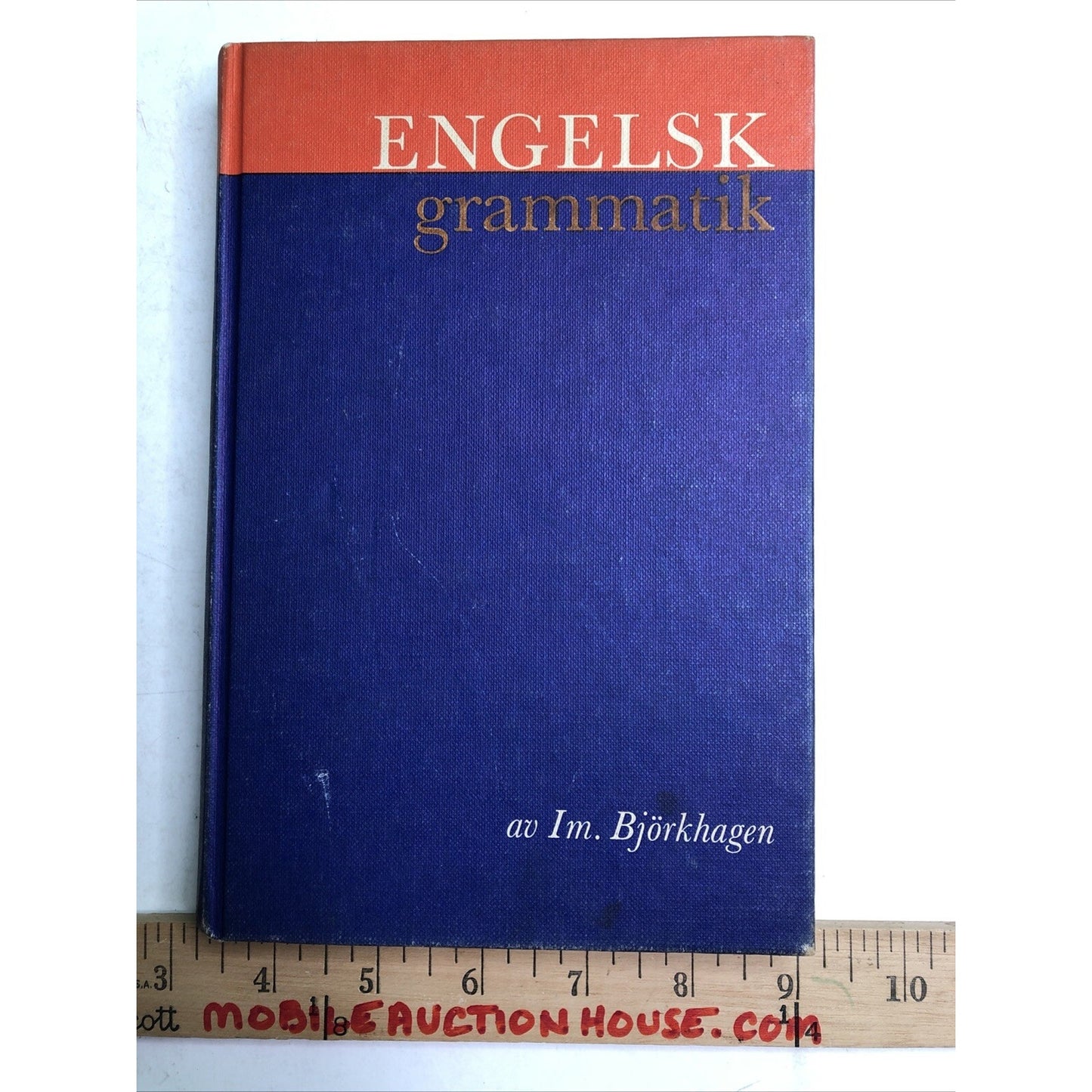 ENGELSK GRAMMATIK (1962) by Im. Bjorkhagen Hardcover