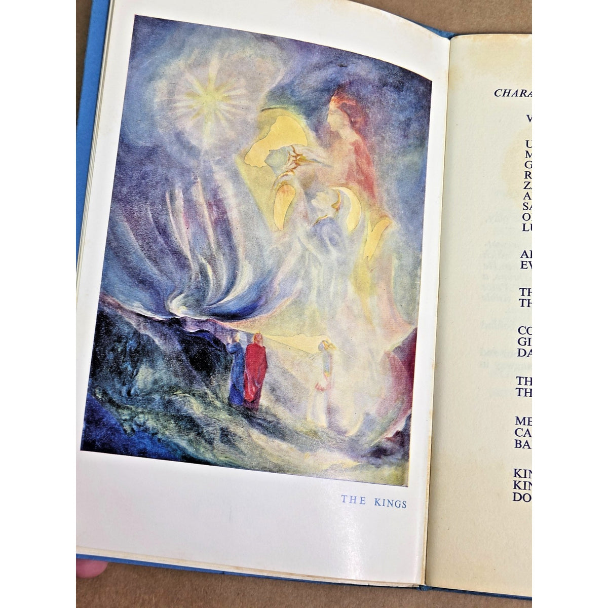 Rare Vintage Isabel Wyatt Christmas Mystery Play- Art Plates by Eleanor C. Merry