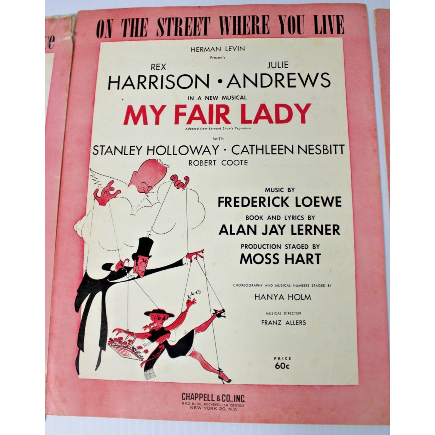 12 Pc Vintage Sheet Music: Lerner & Loewe, Rodgers & Hammerstein