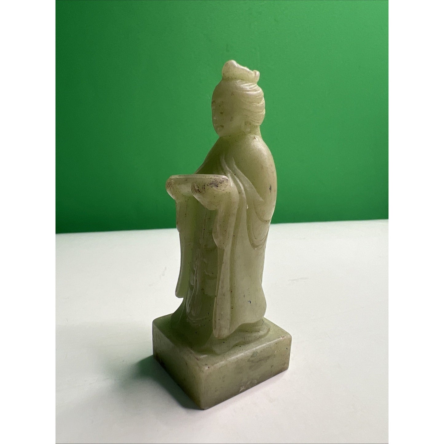 Vintage Asian Chess Piece 3.25” Tall QUEEN Replacement Part Lime Green