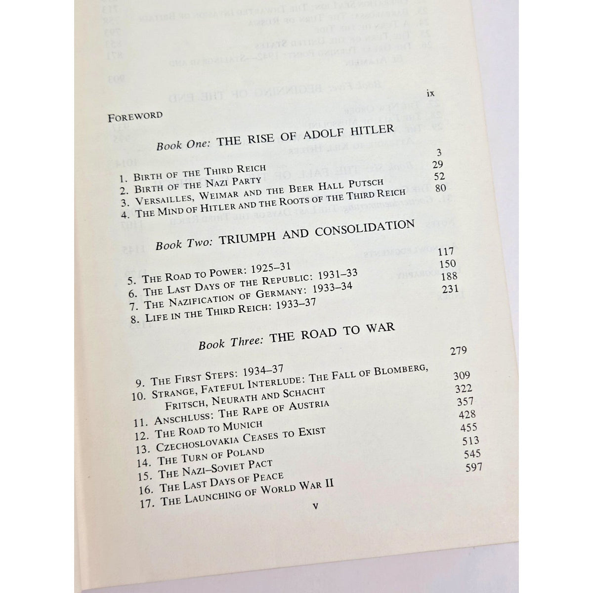 1960 The Rise and Fall of the Third Reich William L Shirer Vintage Hardcover