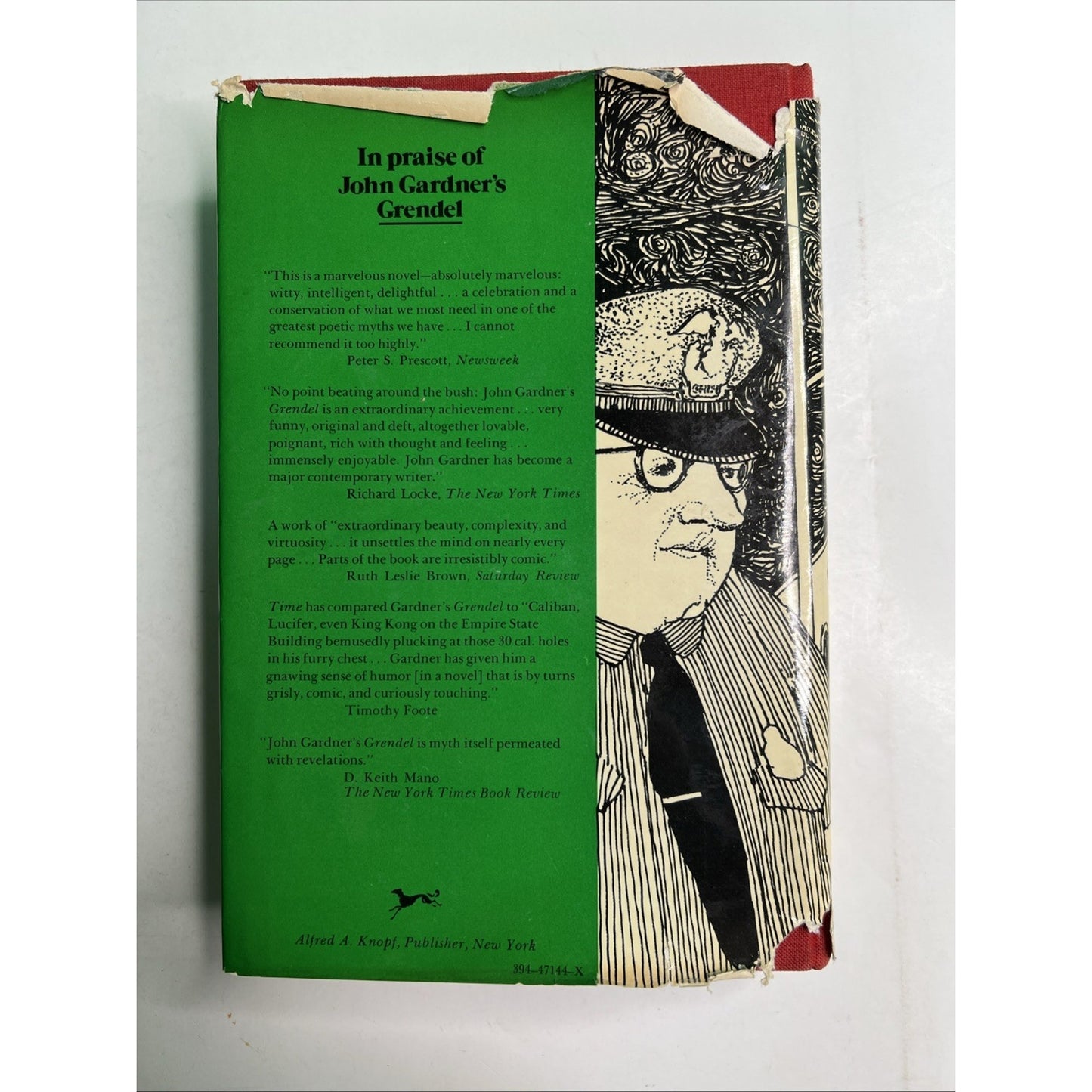 Sunlight Dialogues John Gardner HC DJ Illustrated 1973 4th Printing