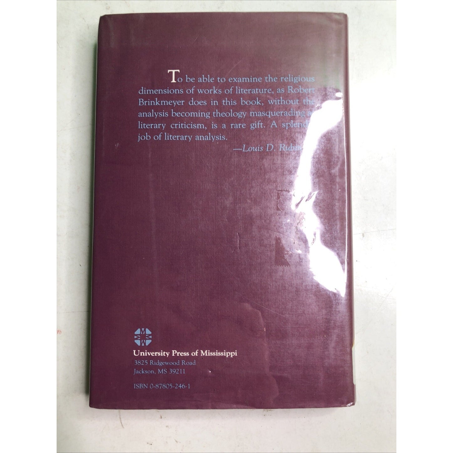 Three Catholic Writers of the Modern South by Brinkmeyer HC DJ ExLibrary MS 1985