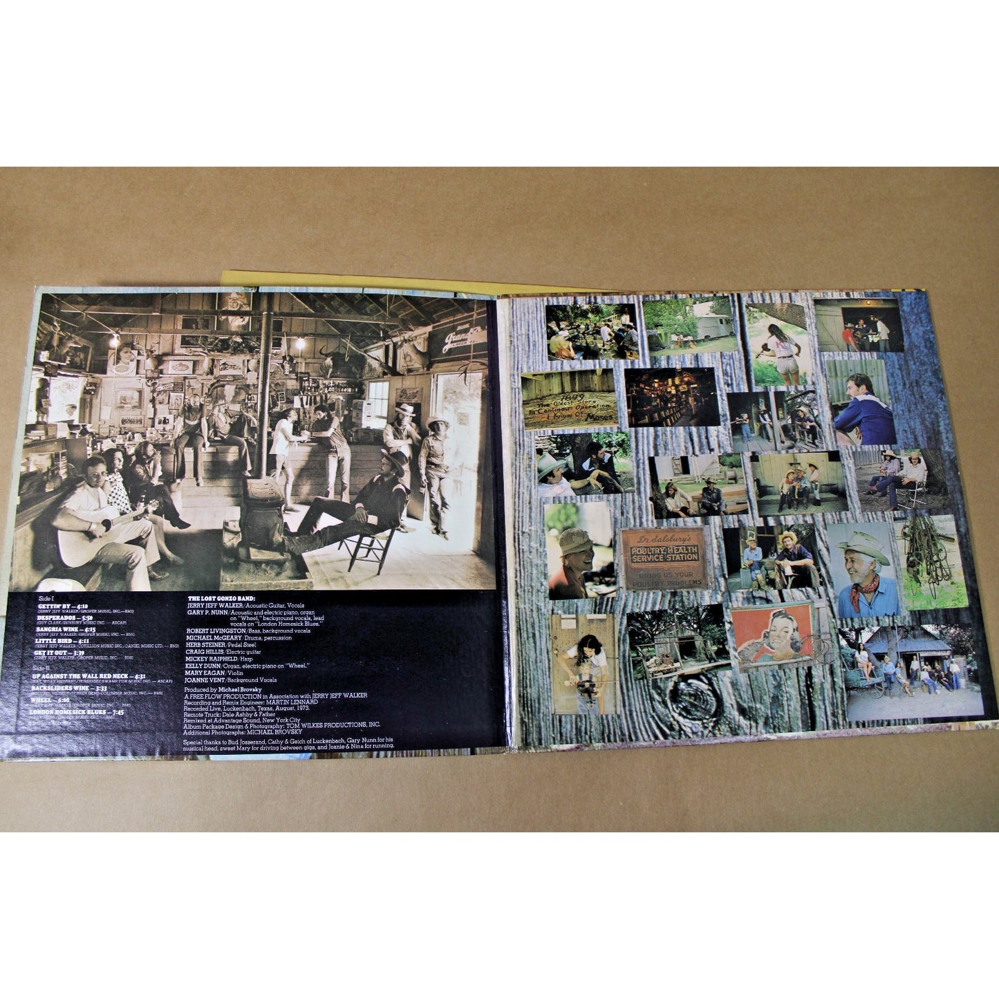 2 Jerry Jeff Walker Albums, American Outlaw Country Folk Singer-Songwriter