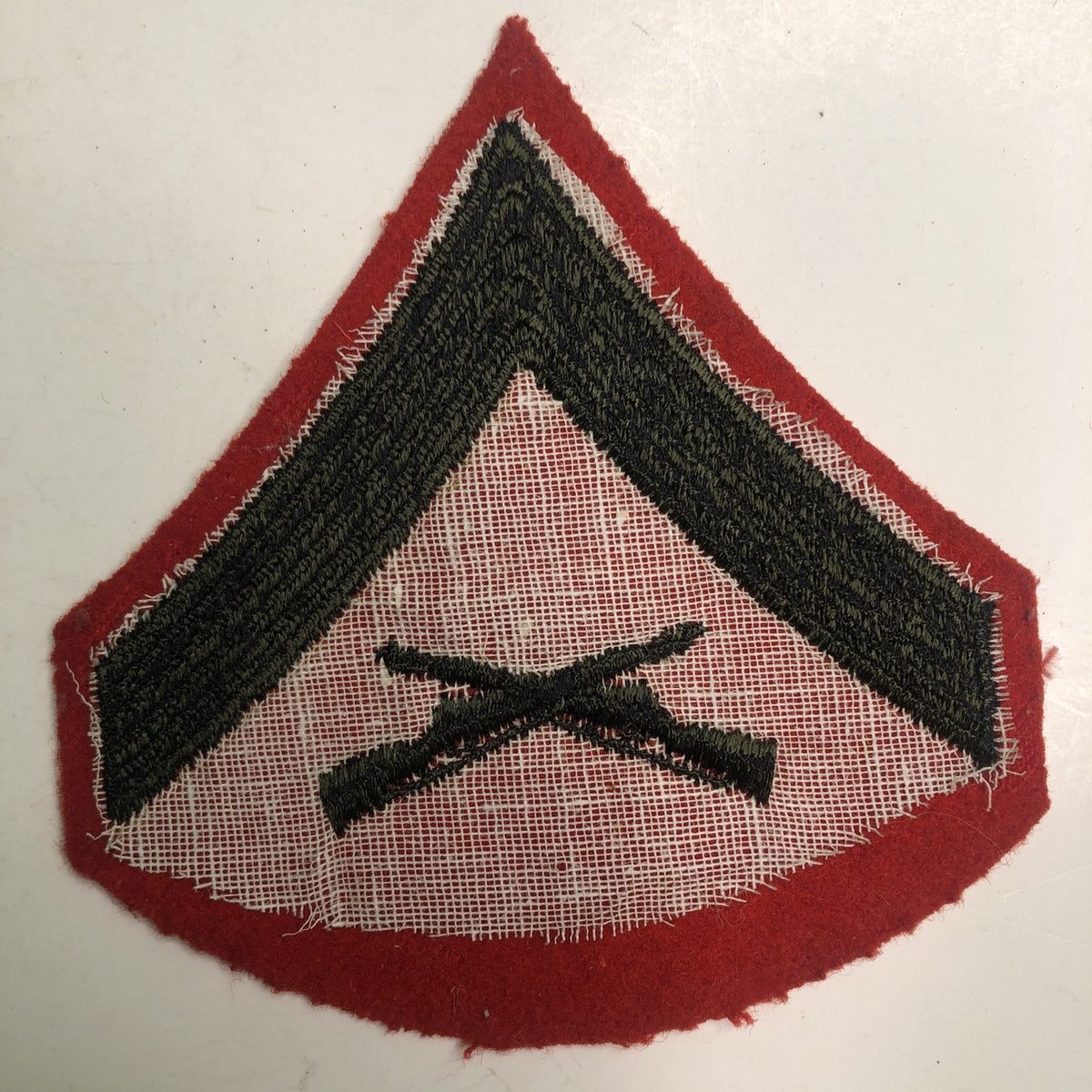 United States Marine Corps USMC Lance Corporal Rank E3 Uniform Insignia Patch