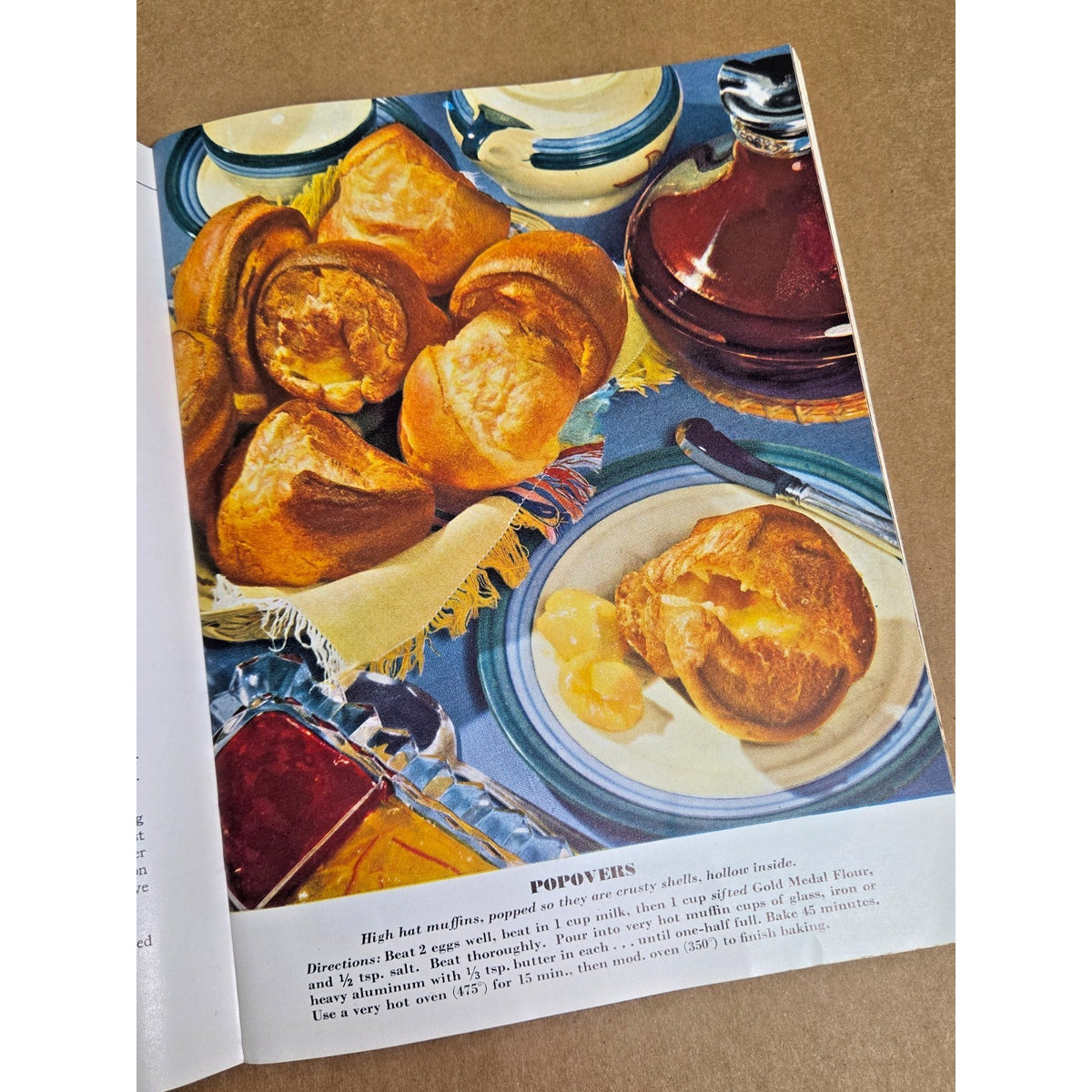 Vintage 1942 Betty Crocker Cook Book of All-Purpose Baking Gold Cover w/ Insert