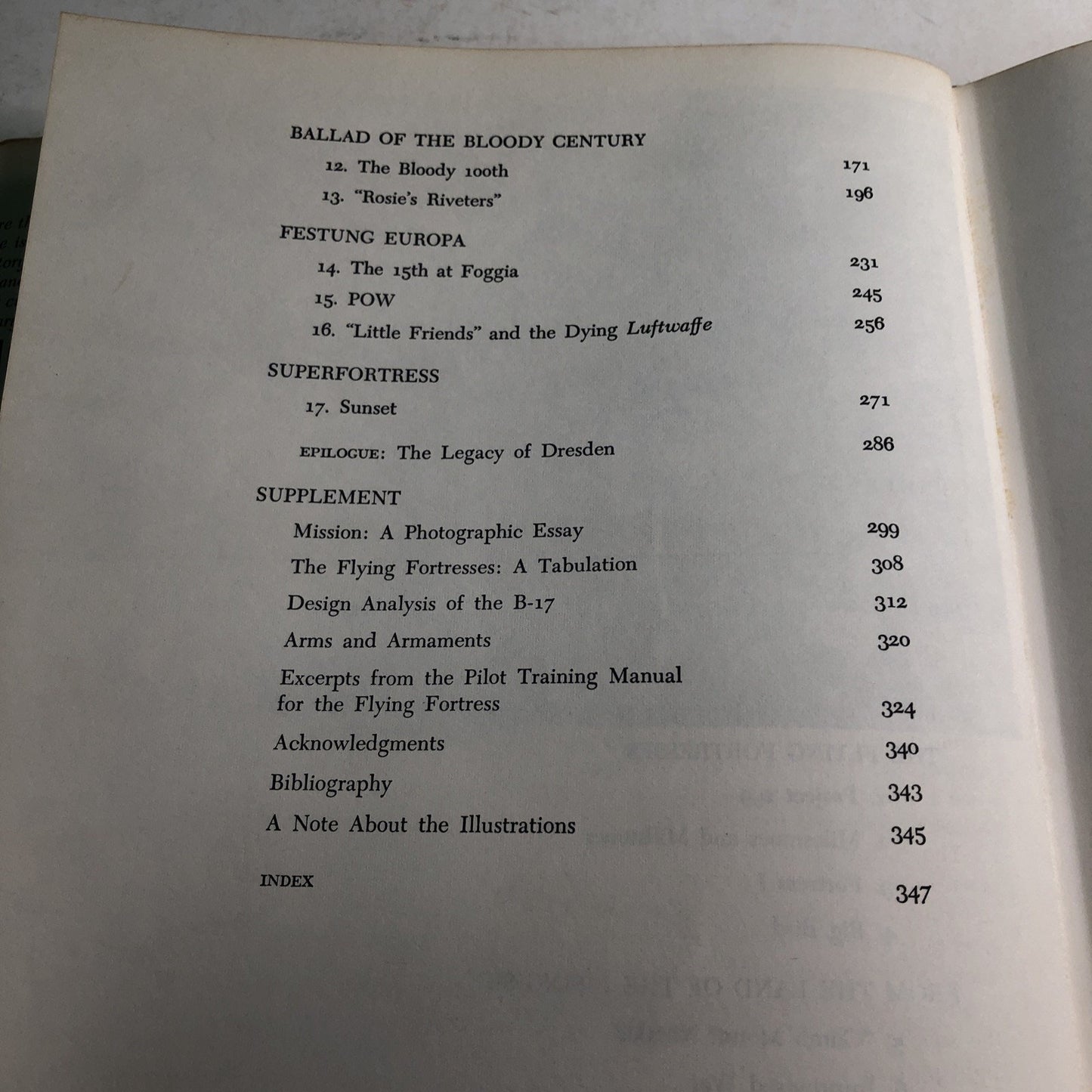 Flying Fortress: The Illustrated Bio of the B-17s by Edward Jablonski 1965 HC DJ
