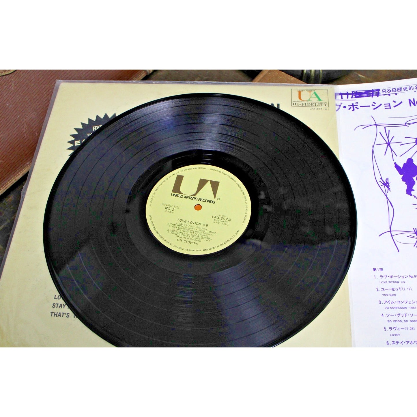1960 Vintage Album- The Clovers "Love Potion Number 9"