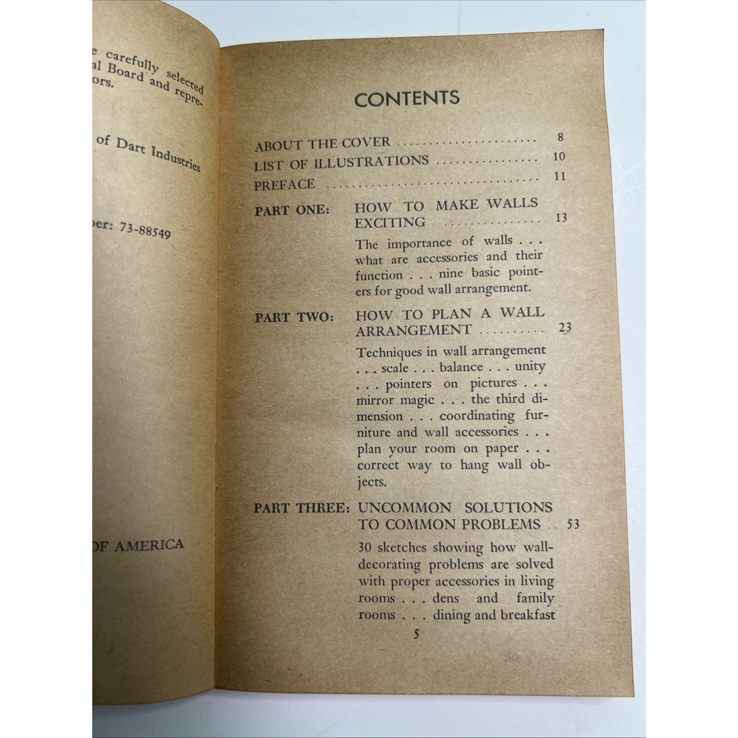 All About Walls Syroco's Guide To Decorating With Accessories John Elmo MCM 1969