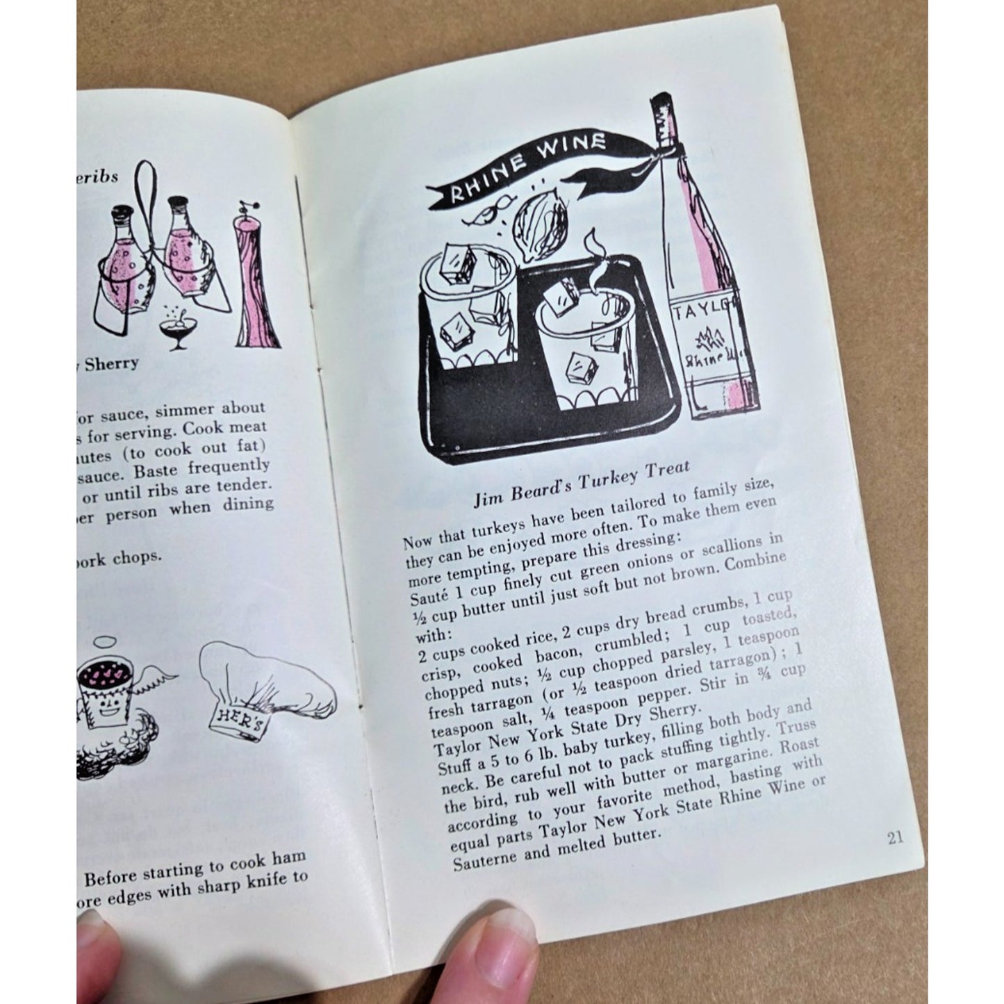 Vintage 1961 Taylor Wine Come to Our Barbecue Recipe Booklet James Beard Promo