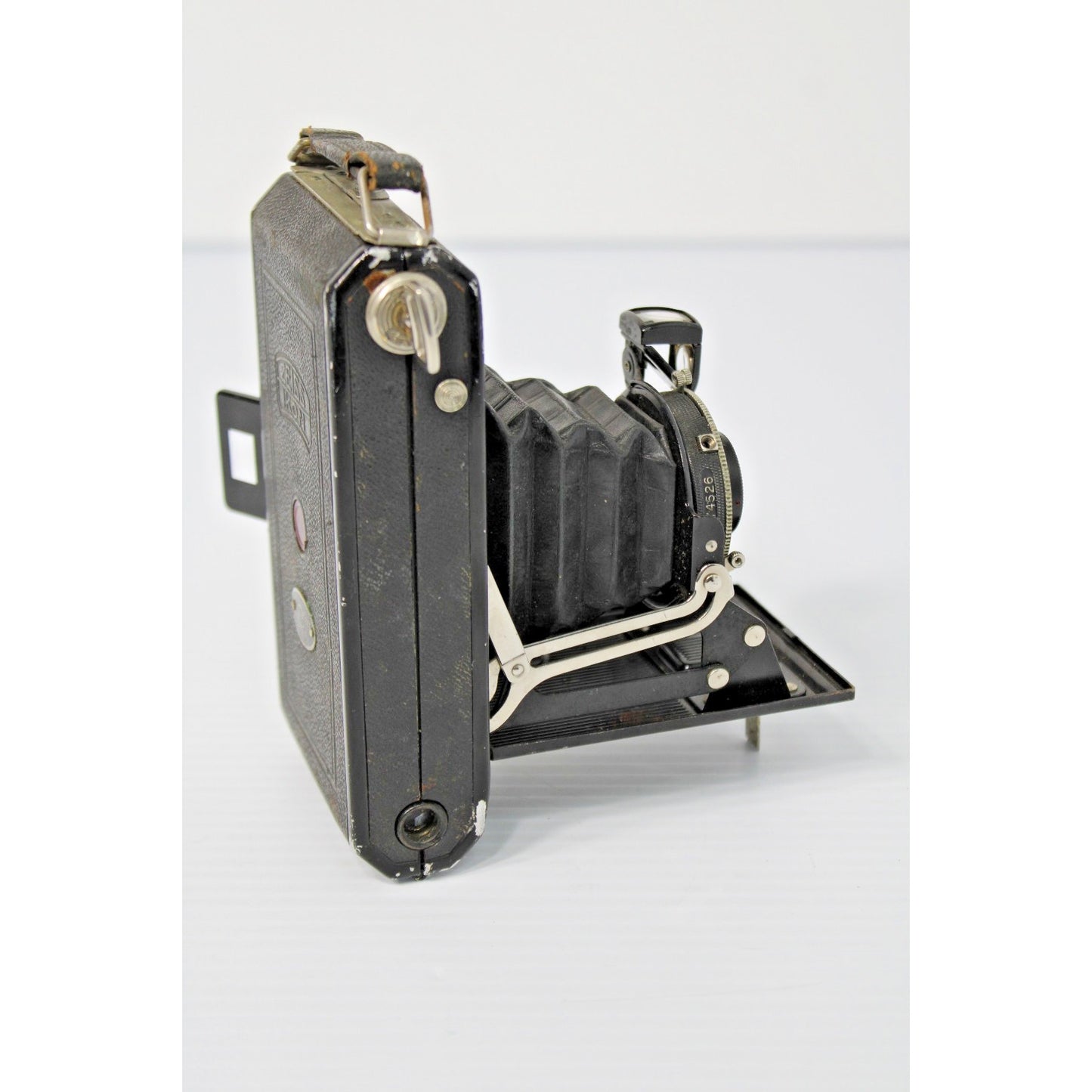 Vintage 1930s Zeiss Ikon 520/14 German Folding Bellows Camera for 2x3in, 5x7.5cm