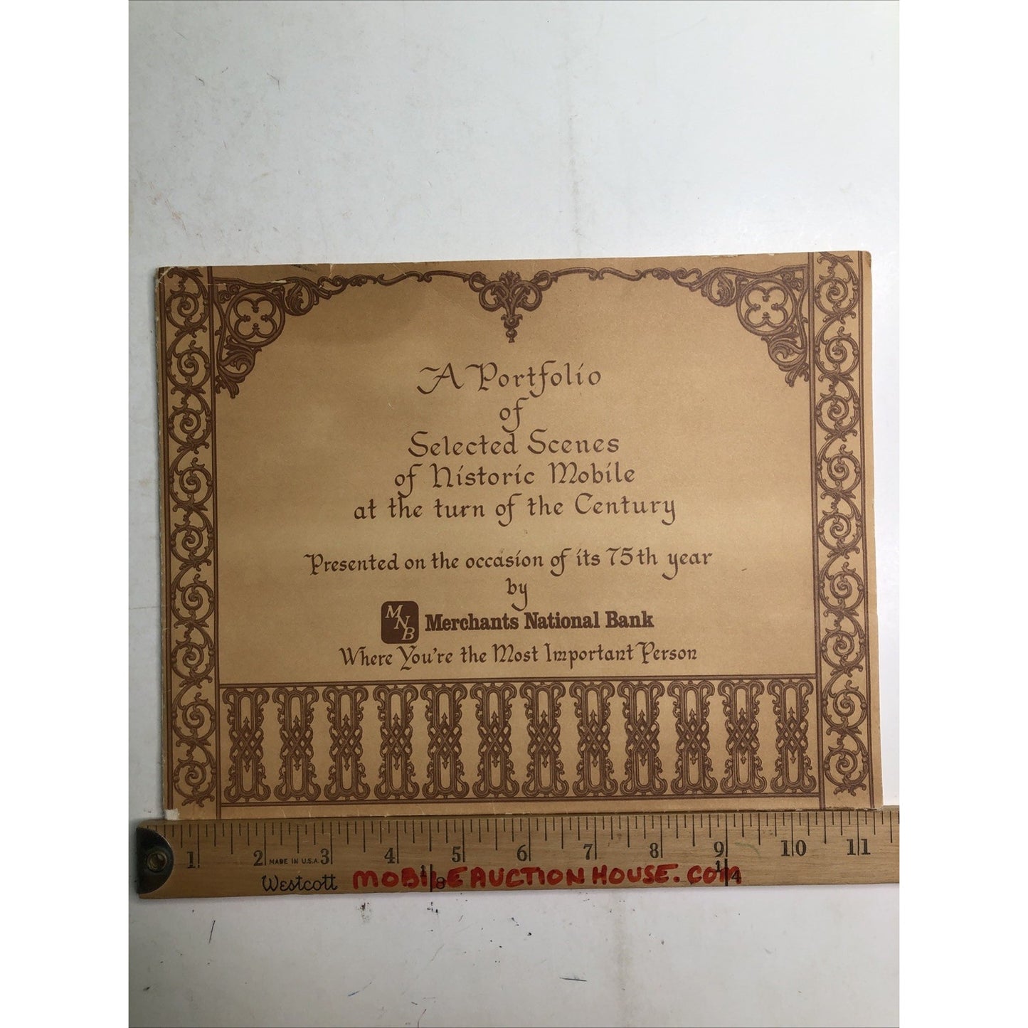 A Portfolio Selected Scenes Historic Mobile AL Merchants National Bank 75th Year