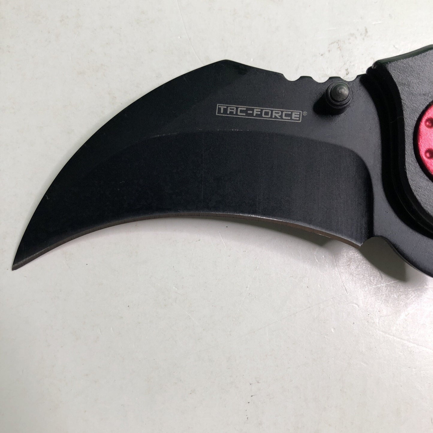 Tac-Force TF-578 Karambit Folding Pocket Knife Stainless Liner Assisted Black