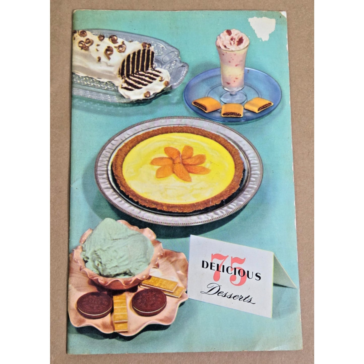 Vintage 1950s Nabisco 75 Delicious Desserts Recipe Booklet Mary Ellen Baker